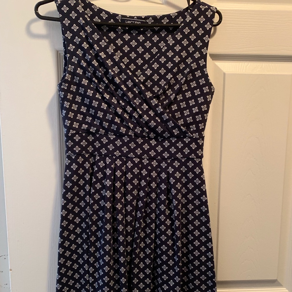Lands End patterned dress